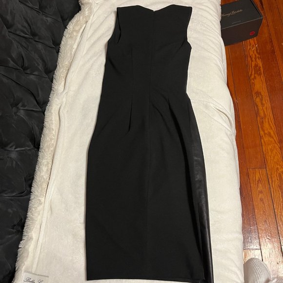 Gorgeous Danier "Betty" fabric and leather dress - Picture 6 of 7